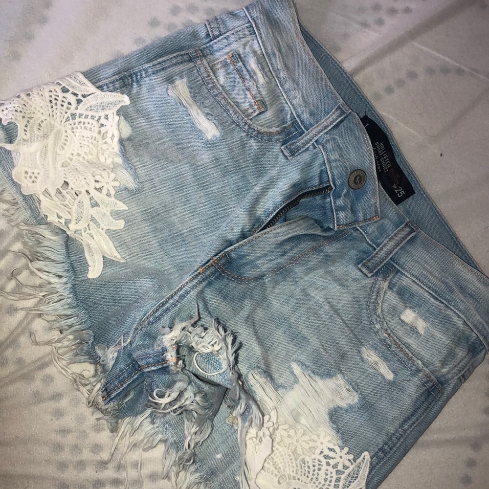 Light washed shorts
